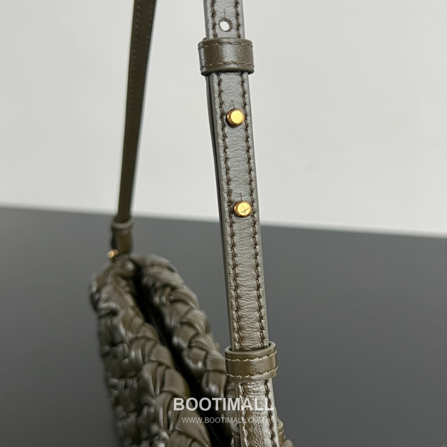 Bottega Veneta Kalimero Cha-Cha Bag 보테가 베네타 칼리메로 차차 숄더백 다크 올리브그린 28.5cm 5