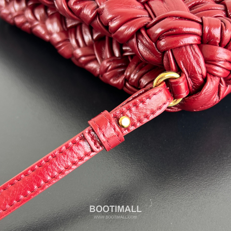 Bottega Veneta Kalimero Cha-Cha Bag 보테가 베네타 칼리메로 차차 숄더백 레드 28.5cm 6