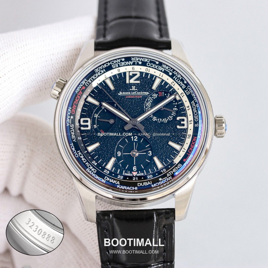 Jaeger-LeCoultre Polaris Geographic WT World Time Limited Edition 예거 르쿨트르 폴라리스 지오그래픽 WT 월드타임 리미티드 250피스 네이비 42mm 1