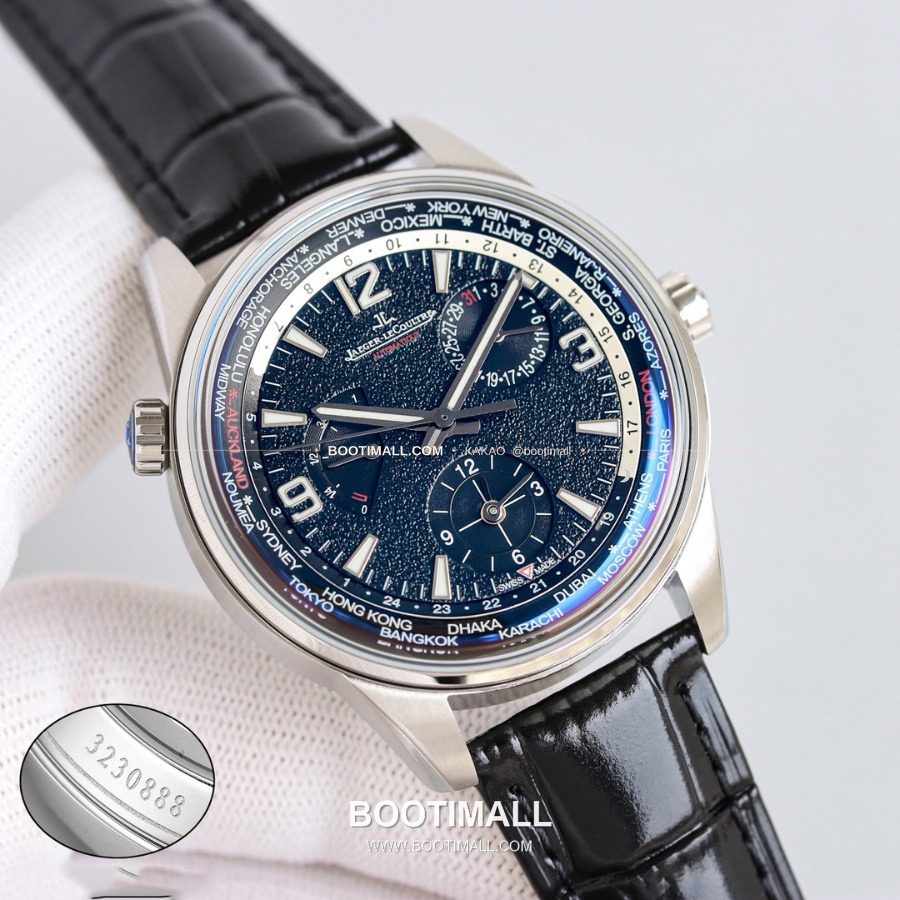 Jaeger-LeCoultre Polaris Geographic WT World Time Limited Edition 예거 르쿨트르 폴라리스 지오그래픽 WT 월드타임 리미티드 250피스 네이비 42mm 2