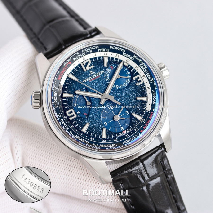 Jaeger-LeCoultre Polaris Geographic WT World Time Limited Edition 예거 르쿨트르 폴라리스 지오그래픽 WT 월드타임 리미티드 250피스 네이비 42mm 3