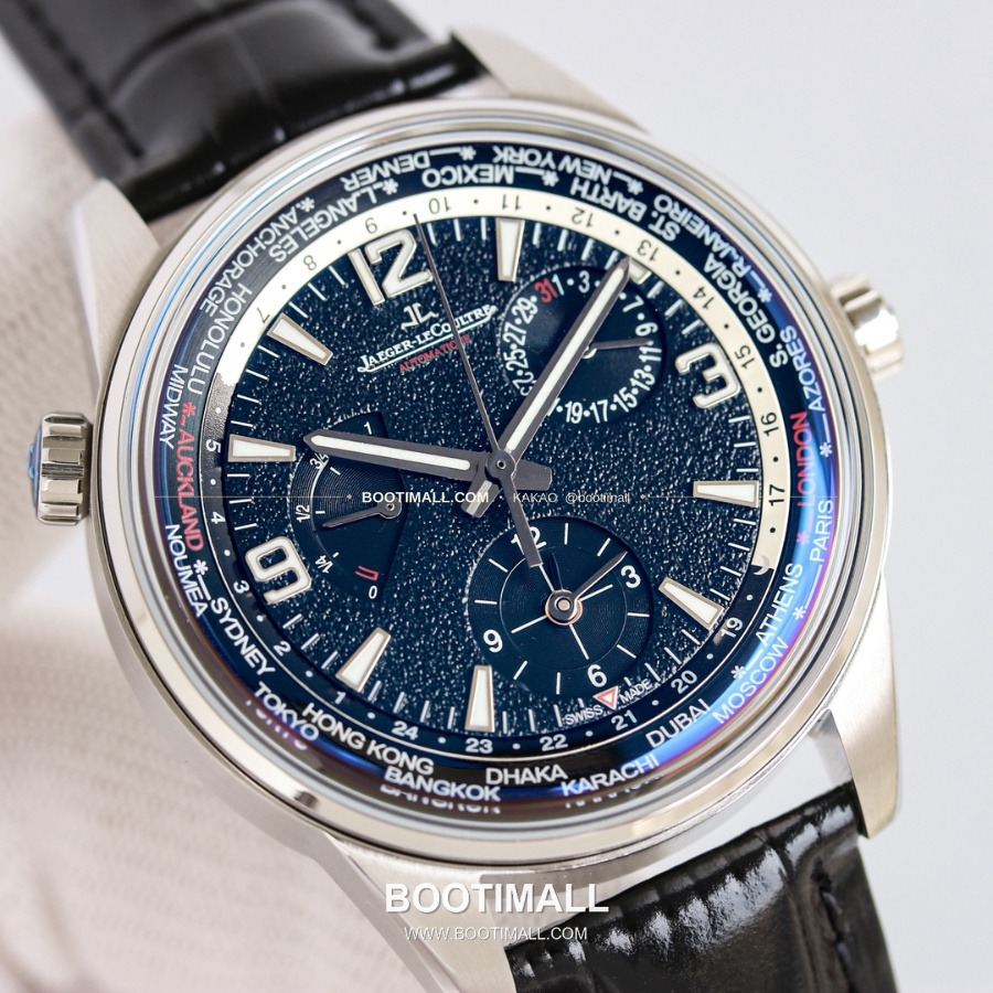 Jaeger-LeCoultre Polaris Geographic WT World Time Limited Edition 예거 르쿨트르 폴라리스 지오그래픽 WT 월드타임 리미티드 250피스 네이비 42mm 4