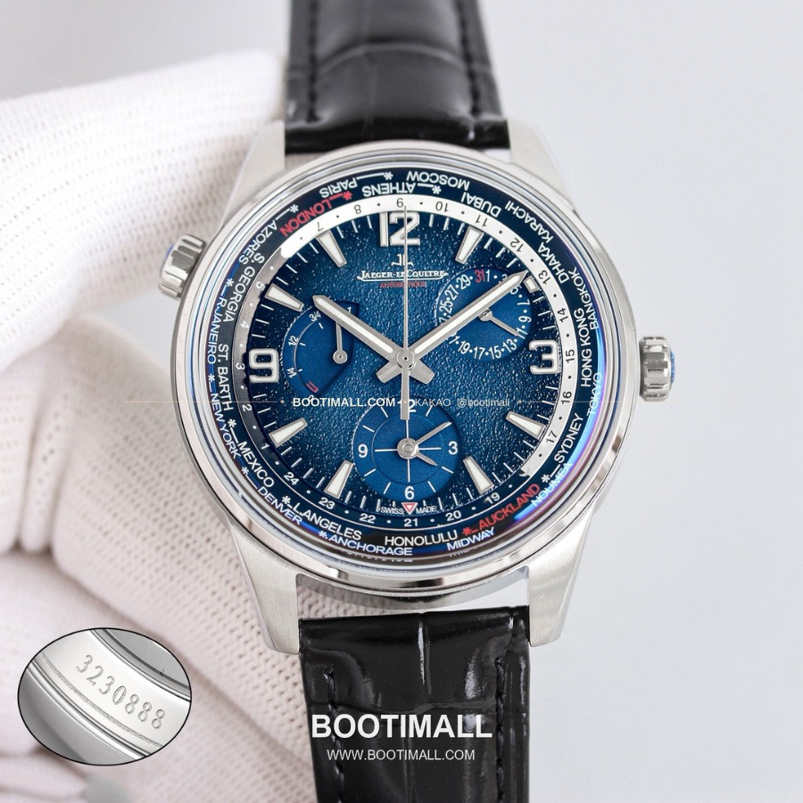 Jaeger-LeCoultre Polaris Geographic WT World Time Limited Edition 예거 르쿨트르 폴라리스 지오그래픽 WT 월드타임 리미티드 250피스 네이비 42mm 5