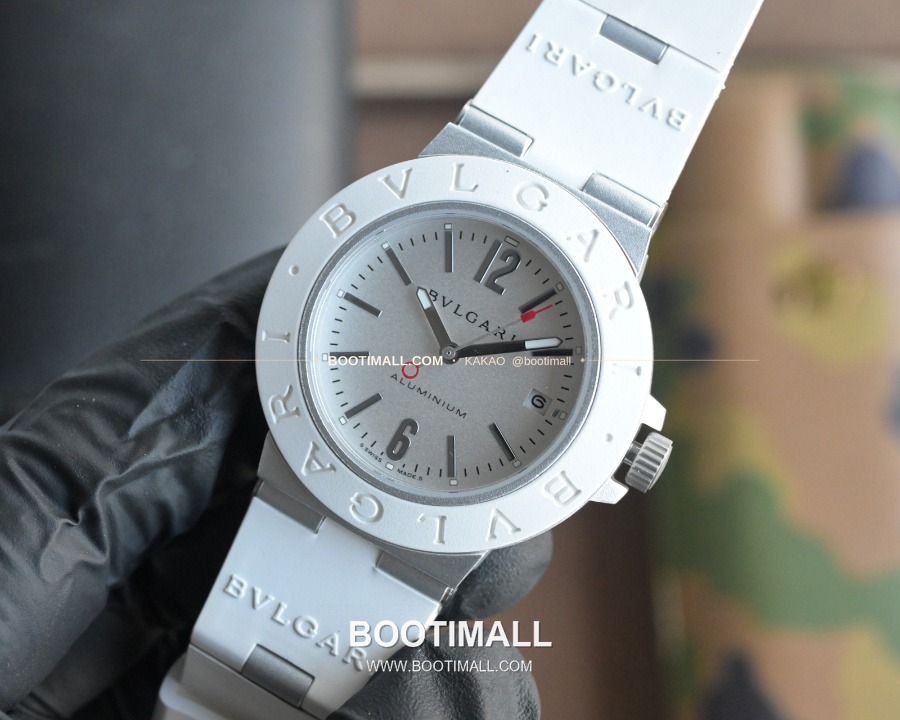 BVLGARI Aluminium Chronograph 40mm 불가리 알루미늄 크로노그래프 화이트 40mm 3