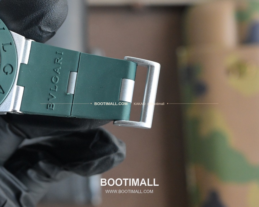 BVLGARI Aluminium Chronograph 40mm 불가리 알루미늄 크로노그래프 그린 40mm 8