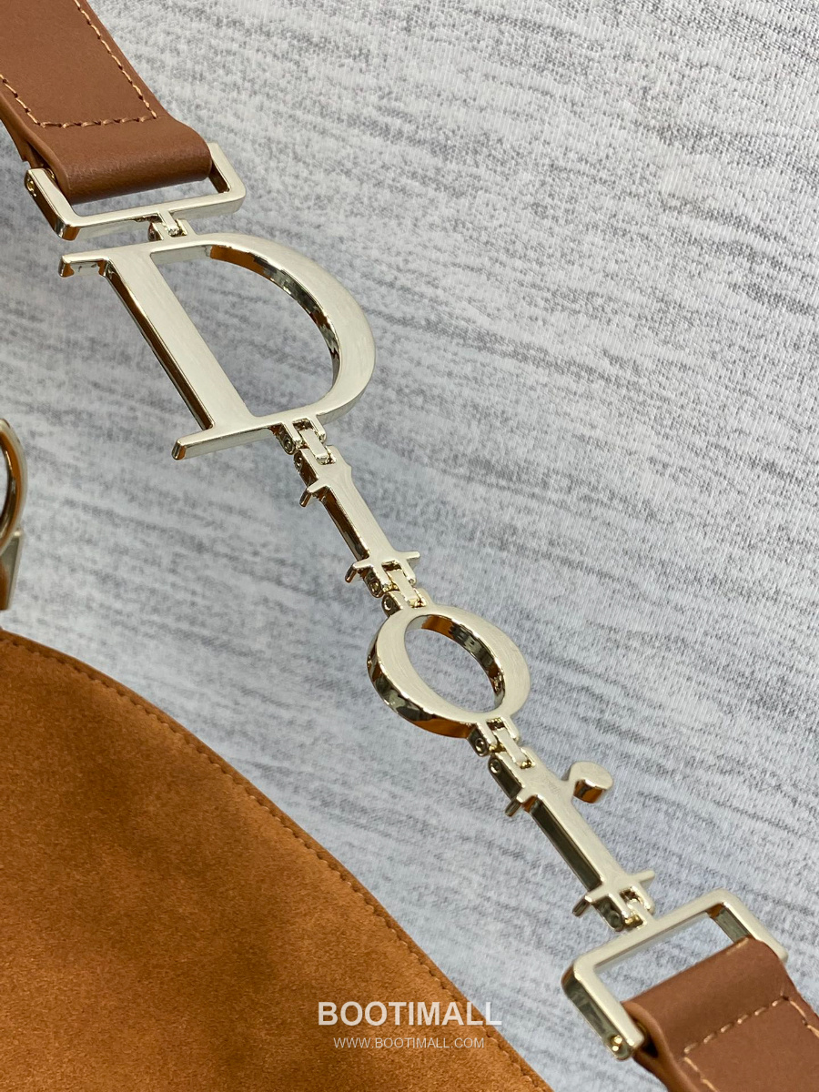 Dior Voyage Hobo Bag 디올 보야주 호보백 라지 브라운 스웨이드 레더 트림 금장 34cm 4