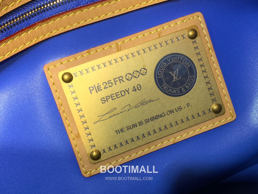 Louis Vuitton Speedy P9 Bandoulière 루이비통 모노그램 스피디 P9 반둘리에 40 위켄더 백 블루 N88228 40cm 27