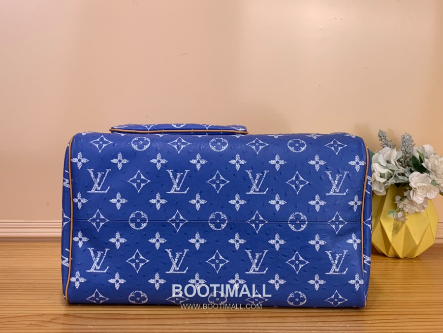 Louis Vuitton Speedy P9 Bandoulière 루이비통 모노그램 스피디 P9 반둘리에 40 위켄더 백 블루 N88228 40cm 29