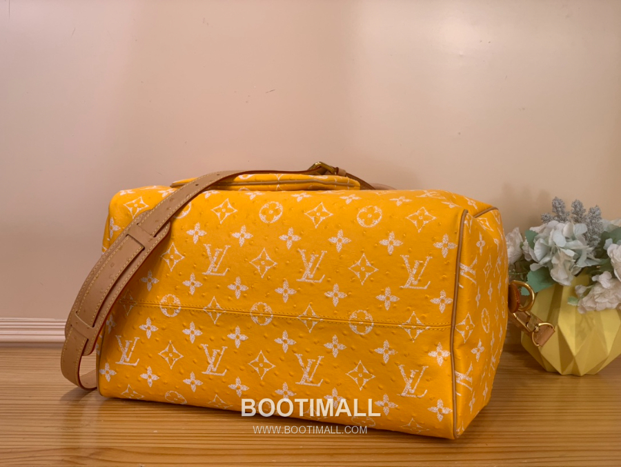 Louis Vuitton Speedy P9 Bandoulière 루이비통 모노그램 스피디 P9 반둘리에 40 위켄더 백 옐로우 N88228 40cm 23