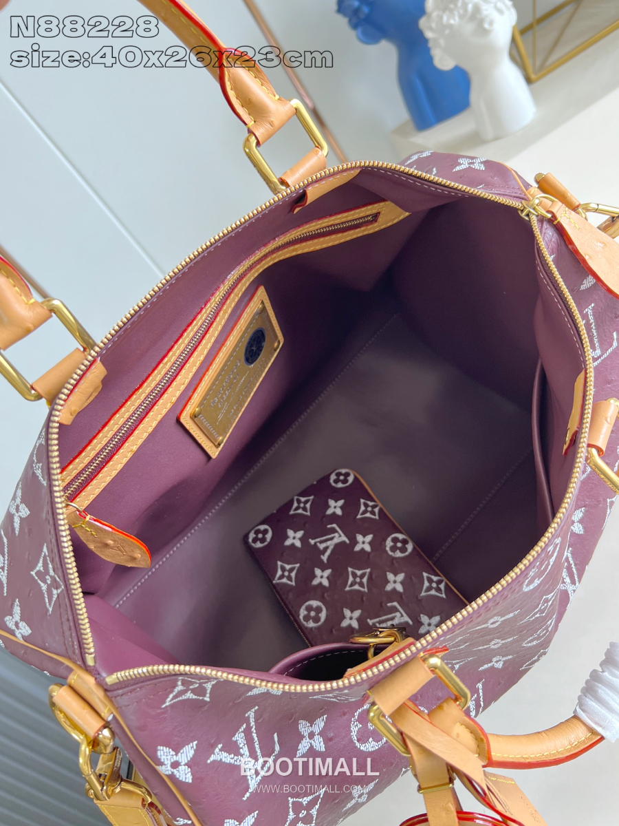 Louis Vuitton Speedy P9 Bandoulière 루이비통 모노그램 스피디 P9 반둘리에 40 위켄더 백 N88228 40cm 12