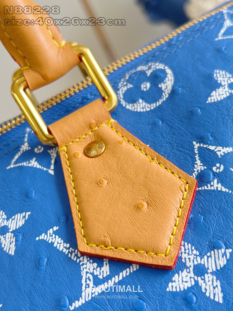 Louis Vuitton Speedy P9 Bandoulière 루이비통 모노그램 스피디 P9 반둘리에 40 위켄더 백 블루 N88228 40cm 2