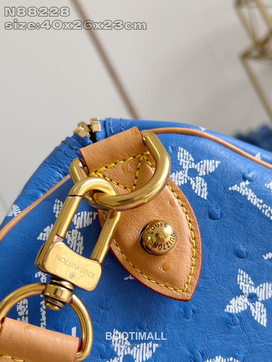 Louis Vuitton Speedy P9 Bandoulière 루이비통 모노그램 스피디 P9 반둘리에 40 위켄더 백 블루 N88228 40cm 4