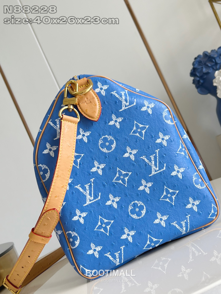 Louis Vuitton Speedy P9 Bandoulière 루이비통 모노그램 스피디 P9 반둘리에 40 위켄더 백 블루 N88228 40cm 6