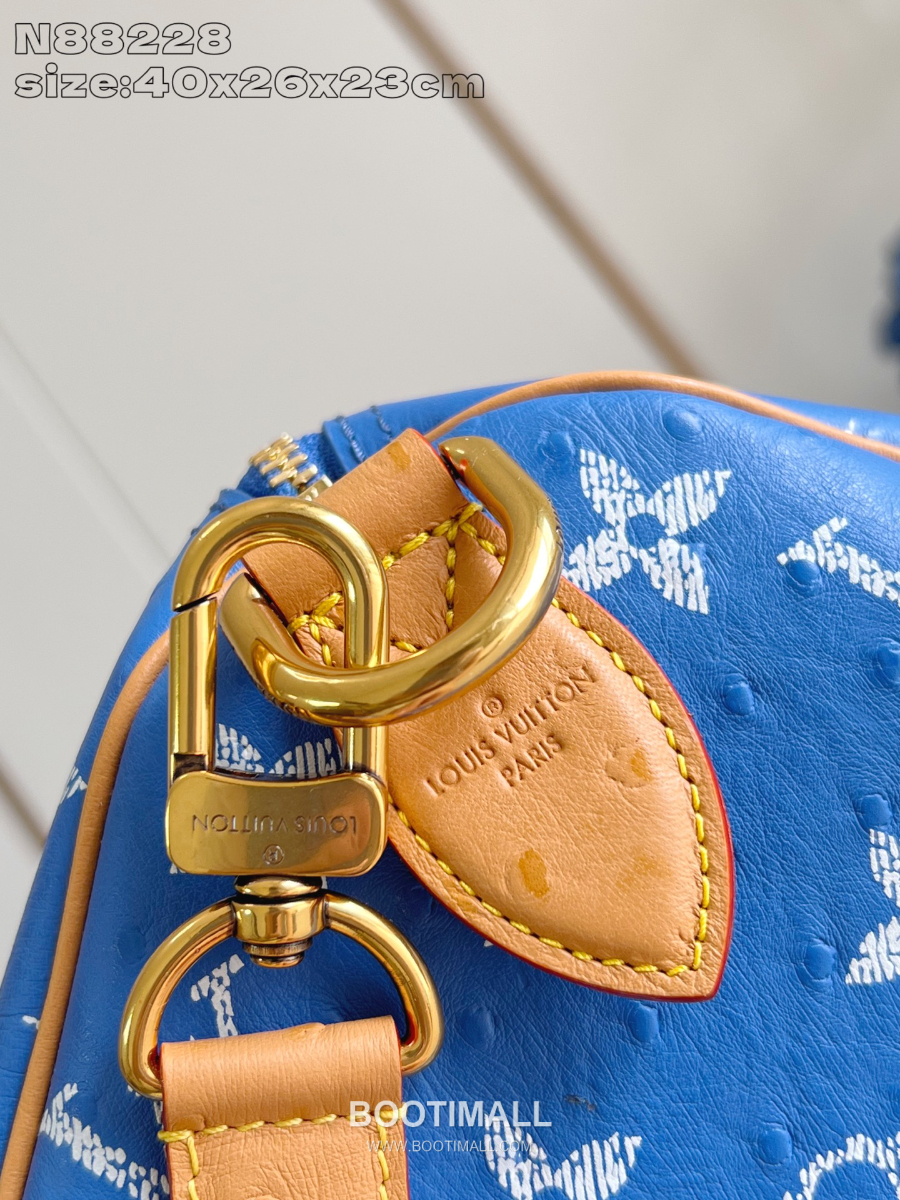 Louis Vuitton Speedy P9 Bandoulière 루이비통 모노그램 스피디 P9 반둘리에 40 위켄더 백 블루 N88228 40cm 7