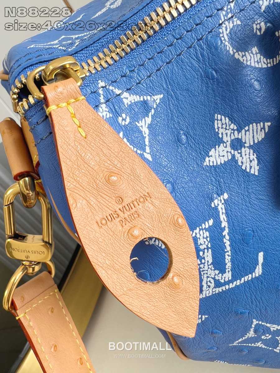 Louis Vuitton Speedy P9 Bandoulière 루이비통 모노그램 스피디 P9 반둘리에 40 위켄더 백 블루 N88228 40cm 10