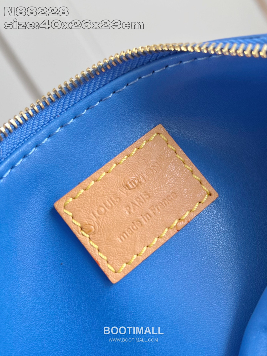 Louis Vuitton Speedy P9 Bandoulière 루이비통 모노그램 스피디 P9 반둘리에 40 위켄더 백 블루 N88228 40cm 18