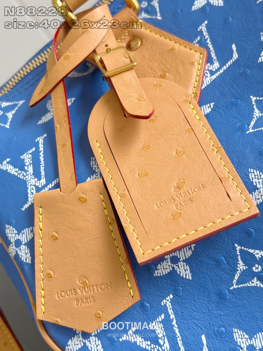 Louis Vuitton Speedy P9 Bandoulière 루이비통 모노그램 스피디 P9 반둘리에 40 위켄더 백 블루 N88228 40cm 20