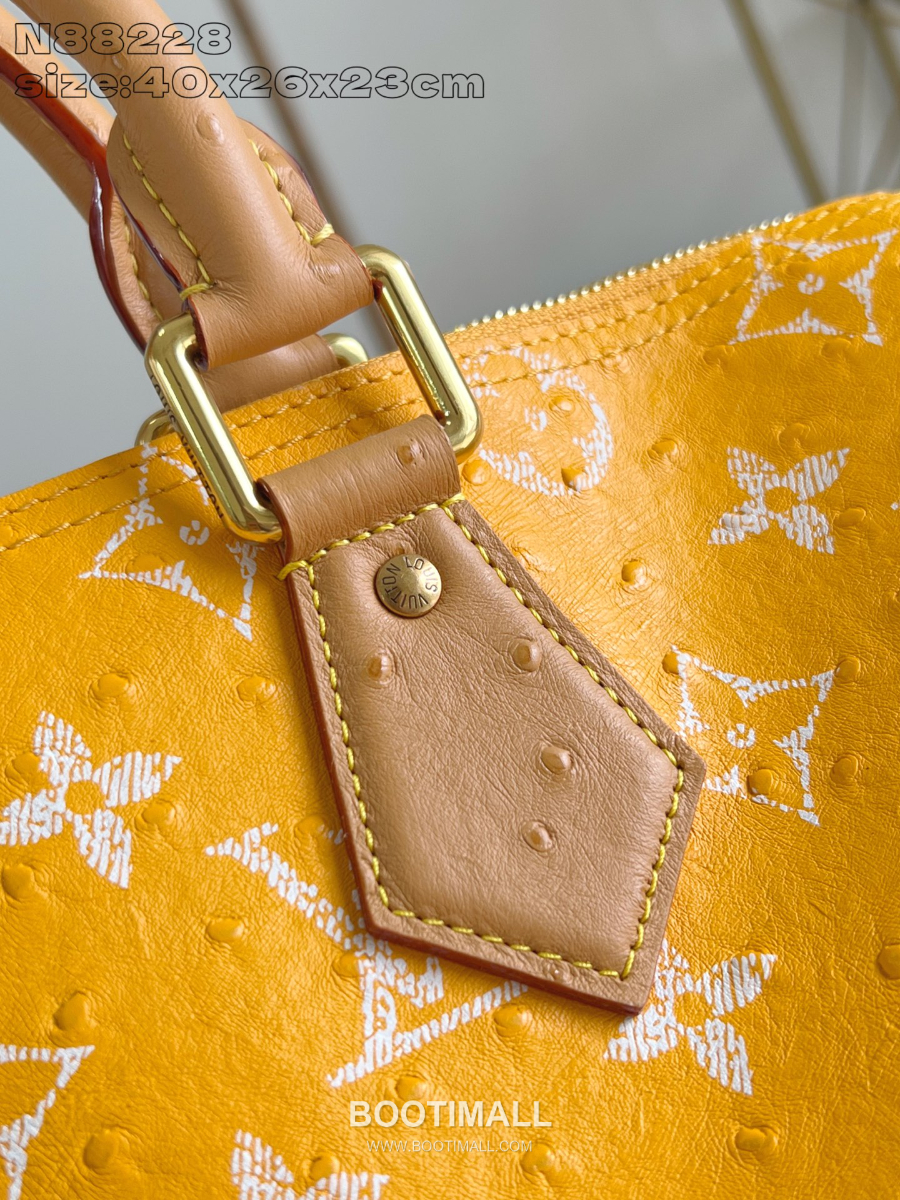 Louis Vuitton Speedy P9 Bandoulière 루이비통 모노그램 스피디 P9 반둘리에 40 위켄더 백 옐로우 N88228 40cm 2