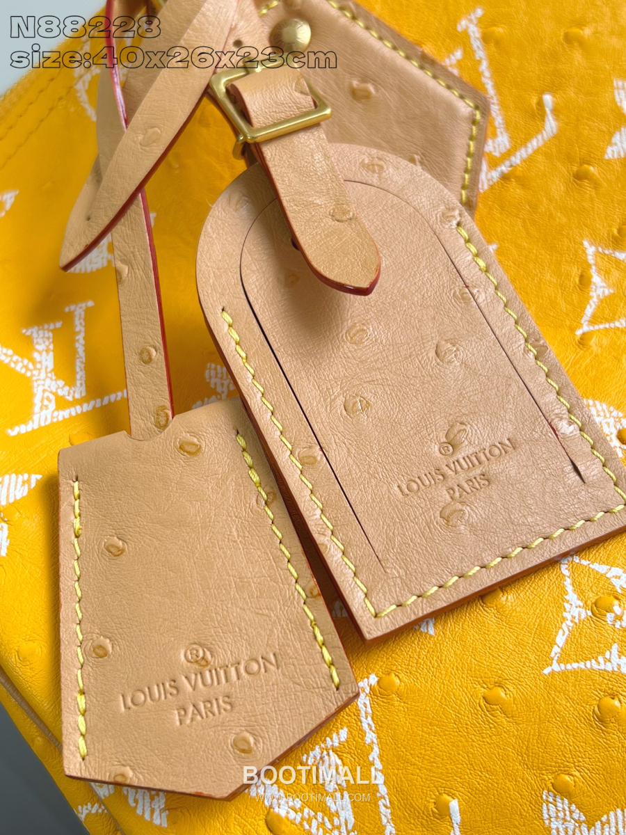Louis Vuitton Speedy P9 Bandoulière 루이비통 모노그램 스피디 P9 반둘리에 40 위켄더 백 옐로우 N88228 40cm 3