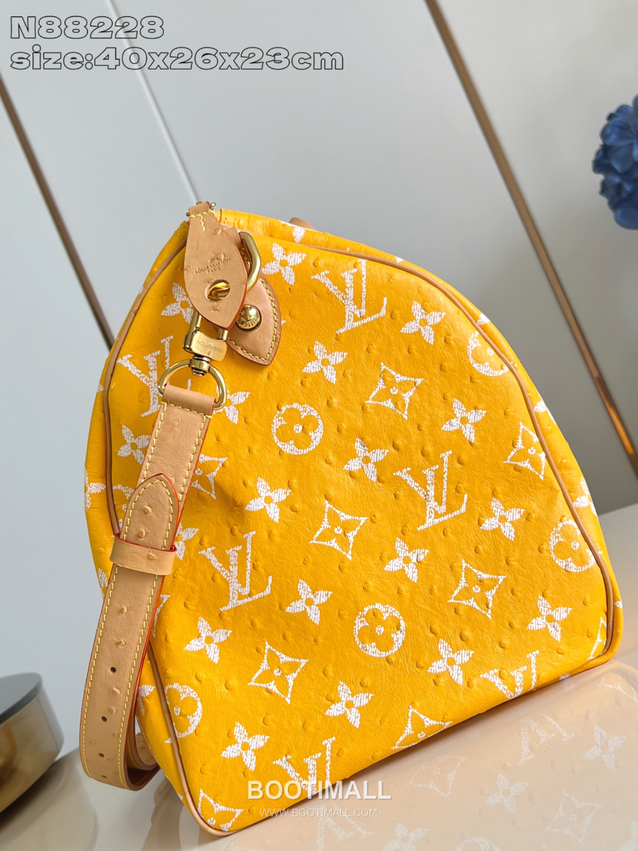 Louis Vuitton Speedy P9 Bandoulière 루이비통 모노그램 스피디 P9 반둘리에 40 위켄더 백 옐로우 N88228 40cm 4