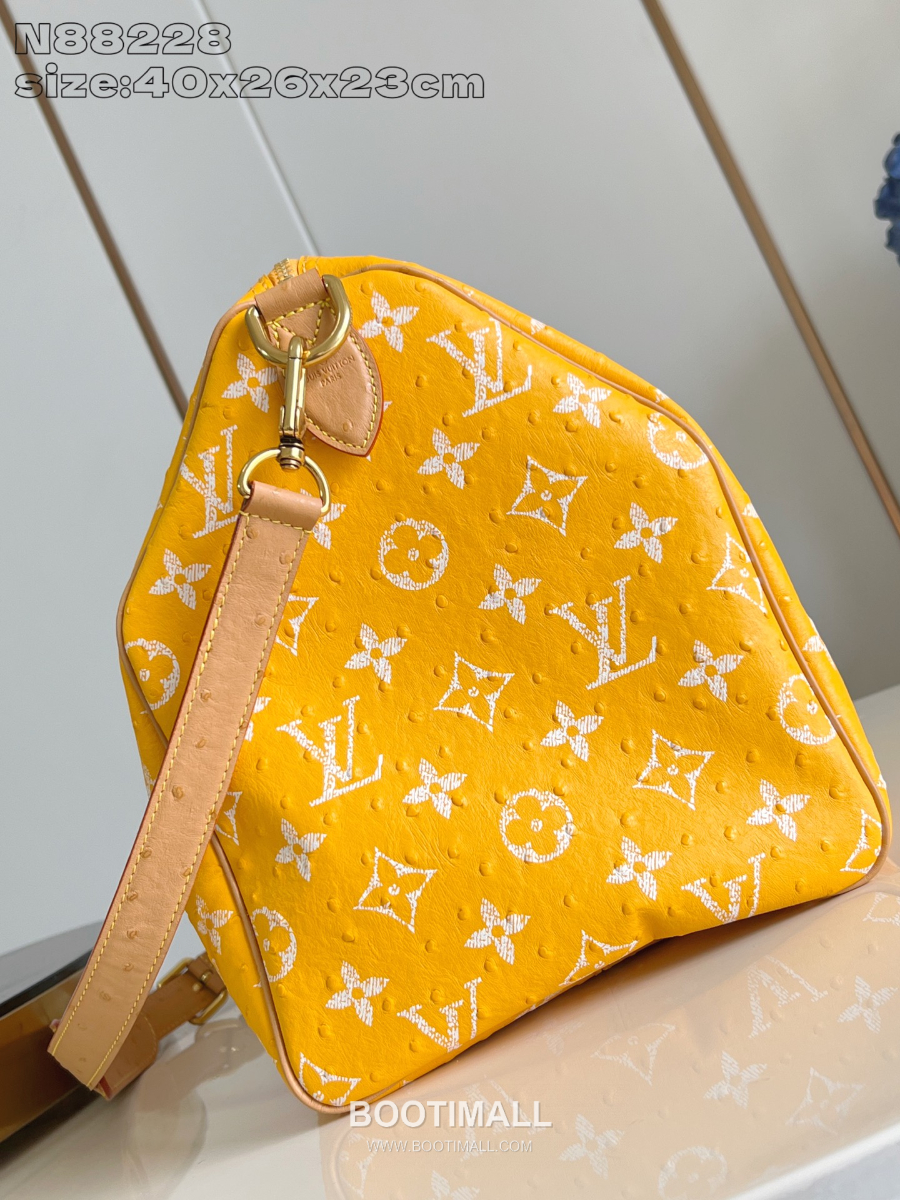 Louis Vuitton Speedy P9 Bandoulière 루이비통 모노그램 스피디 P9 반둘리에 40 위켄더 백 옐로우 N88228 40cm 7
