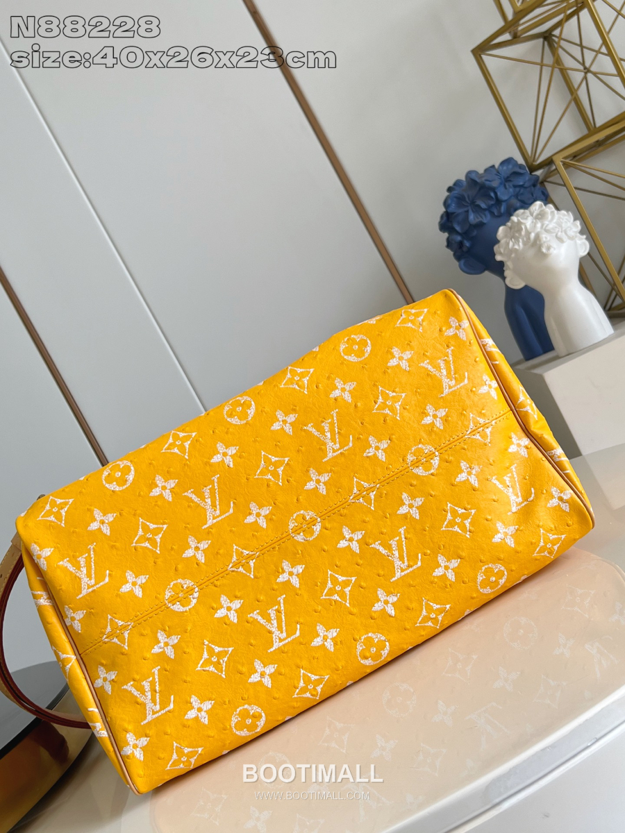 Louis Vuitton Speedy P9 Bandoulière 루이비통 모노그램 스피디 P9 반둘리에 40 위켄더 백 옐로우 N88228 40cm 9