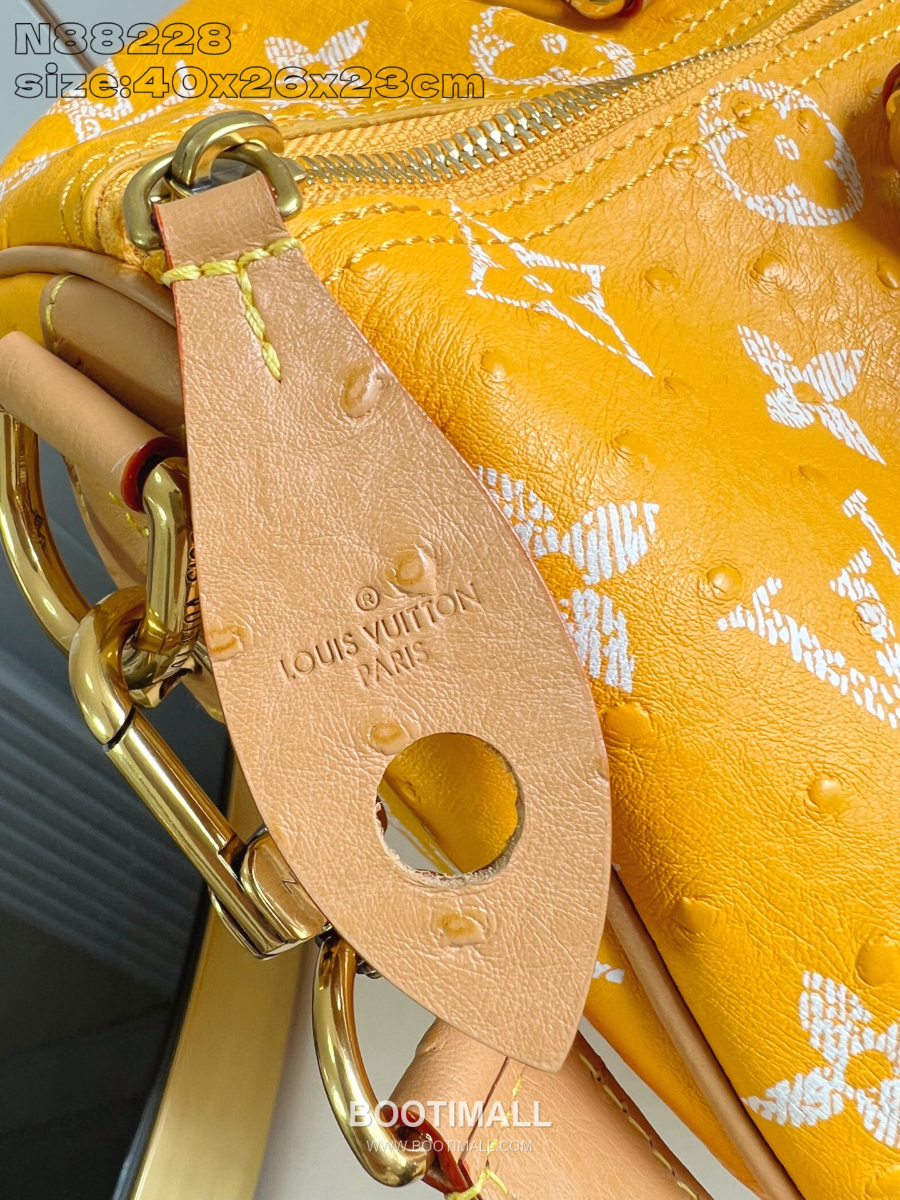 Louis Vuitton Speedy P9 Bandoulière 루이비통 모노그램 스피디 P9 반둘리에 40 위켄더 백 옐로우 N88228 40cm 11