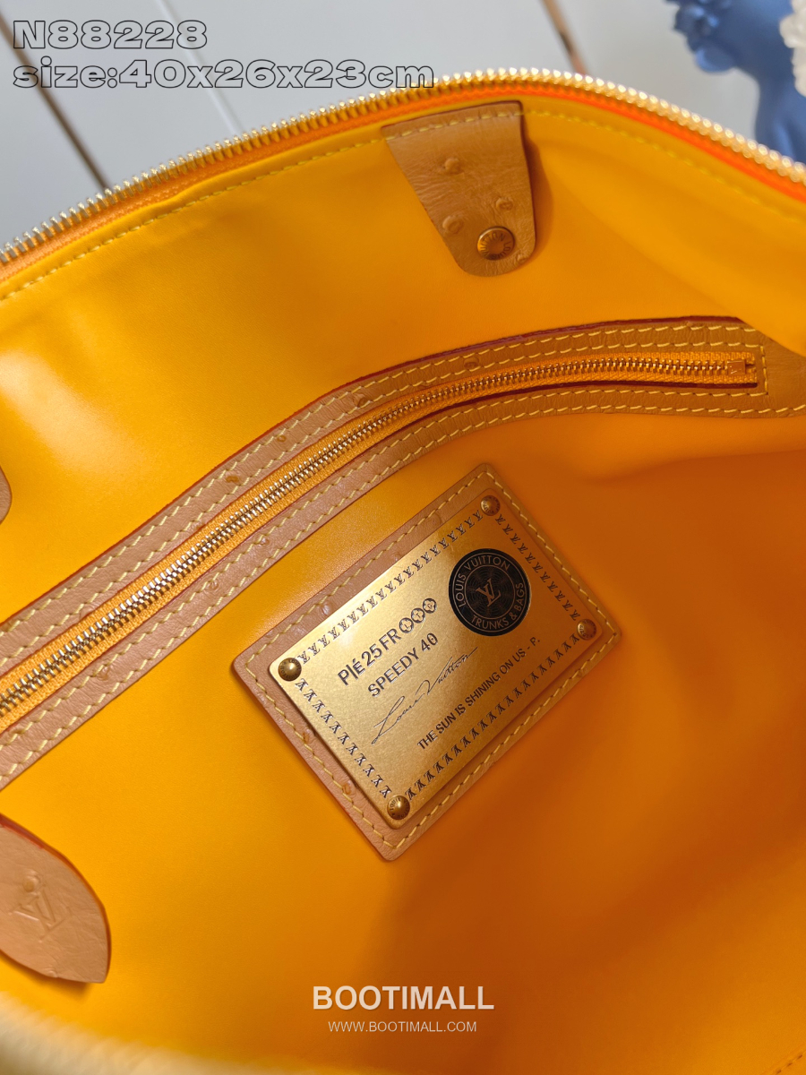 Louis Vuitton Speedy P9 Bandoulière 루이비통 모노그램 스피디 P9 반둘리에 40 위켄더 백 옐로우 N88228 40cm 15