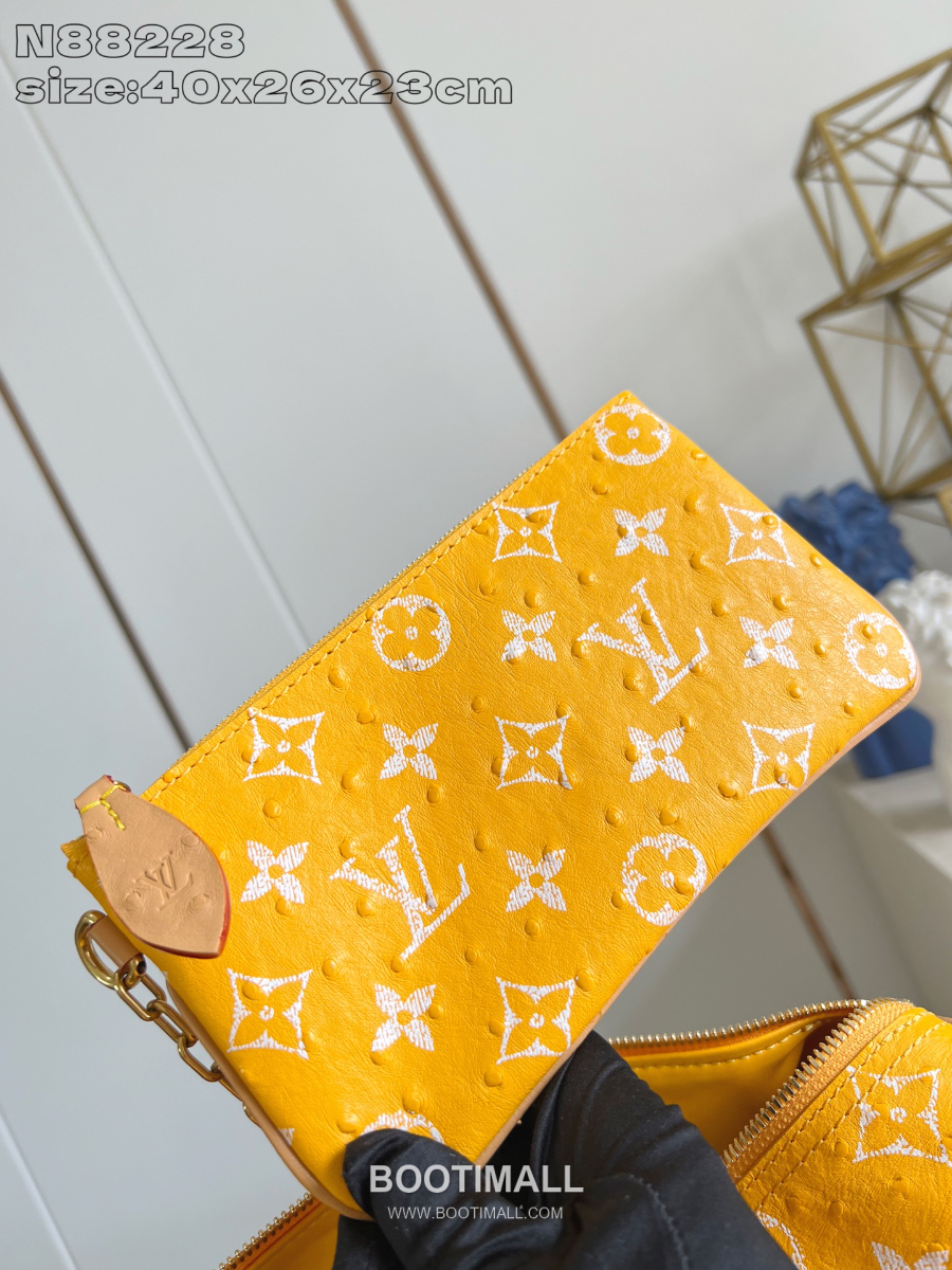 Louis Vuitton Speedy P9 Bandoulière 루이비통 모노그램 스피디 P9 반둘리에 40 위켄더 백 옐로우 N88228 40cm 17