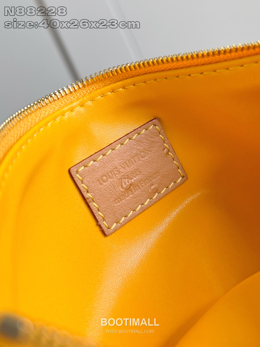 Louis Vuitton Speedy P9 Bandoulière 루이비통 모노그램 스피디 P9 반둘리에 40 위켄더 백 옐로우 N88228 40cm 19