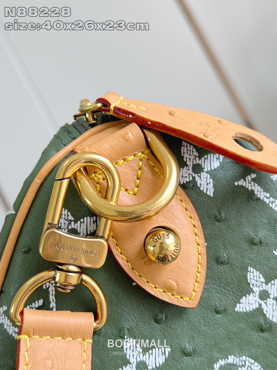 Louis Vuitton Speedy P9 Bandoulière 루이비통 모노그램 스피디 P9 반둘리에 40 위켄더 백 카키 N88228 40cm 5