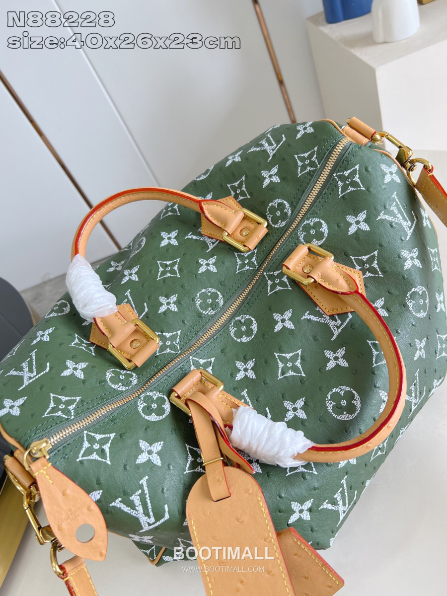 Louis Vuitton Speedy P9 Bandoulière 루이비통 모노그램 스피디 P9 반둘리에 40 위켄더 백 카키 N88228 40cm 11