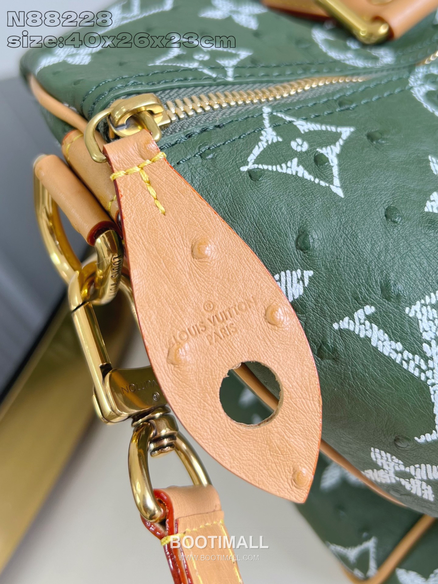 Louis Vuitton Speedy P9 Bandoulière 루이비통 모노그램 스피디 P9 반둘리에 40 위켄더 백 카키 N88228 40cm 12