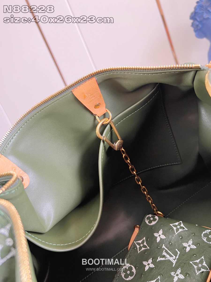 Louis Vuitton Speedy P9 Bandoulière 루이비통 모노그램 스피디 P9 반둘리에 40 위켄더 백 카키 N88228 40cm 17