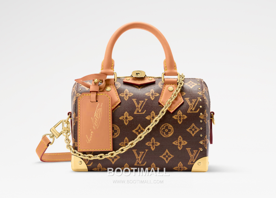 Louis Vuitton Speedy Trunk 루이비통 스피디 트렁크 M28102 모노그램 오리진 코팅 캔버스 브라운 20cm 1