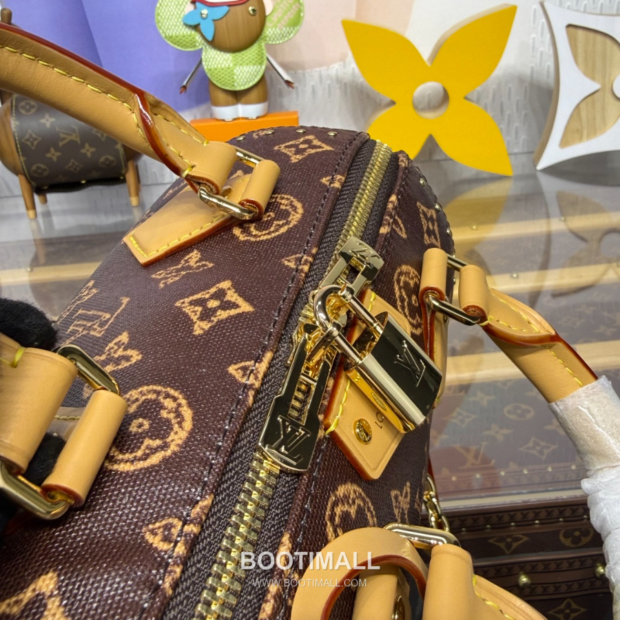Louis Vuitton Speedy Trunk 루이비통 스피디 트렁크 M28102 모노그램 오리진 코팅 캔버스 브라운 20cm 18