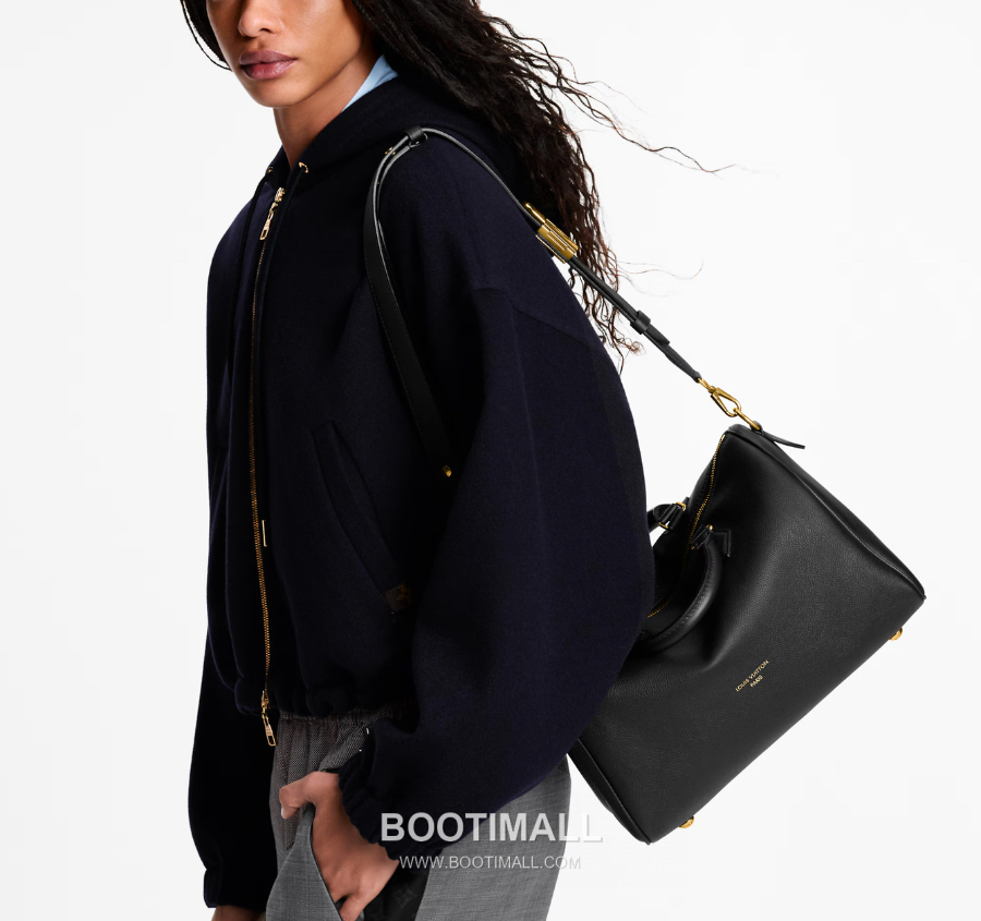 Louis Vuitton Speedy Soft 30 루이비통 스피디 소프트 30 로우 키 블랙 카우하이드 레더 30cm 2