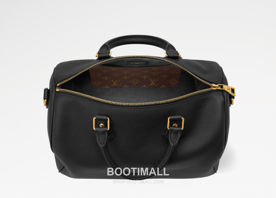 Louis Vuitton Speedy Soft 30 루이비통 스피디 소프트 30 로우 키 블랙 카우하이드 레더 30cm 5