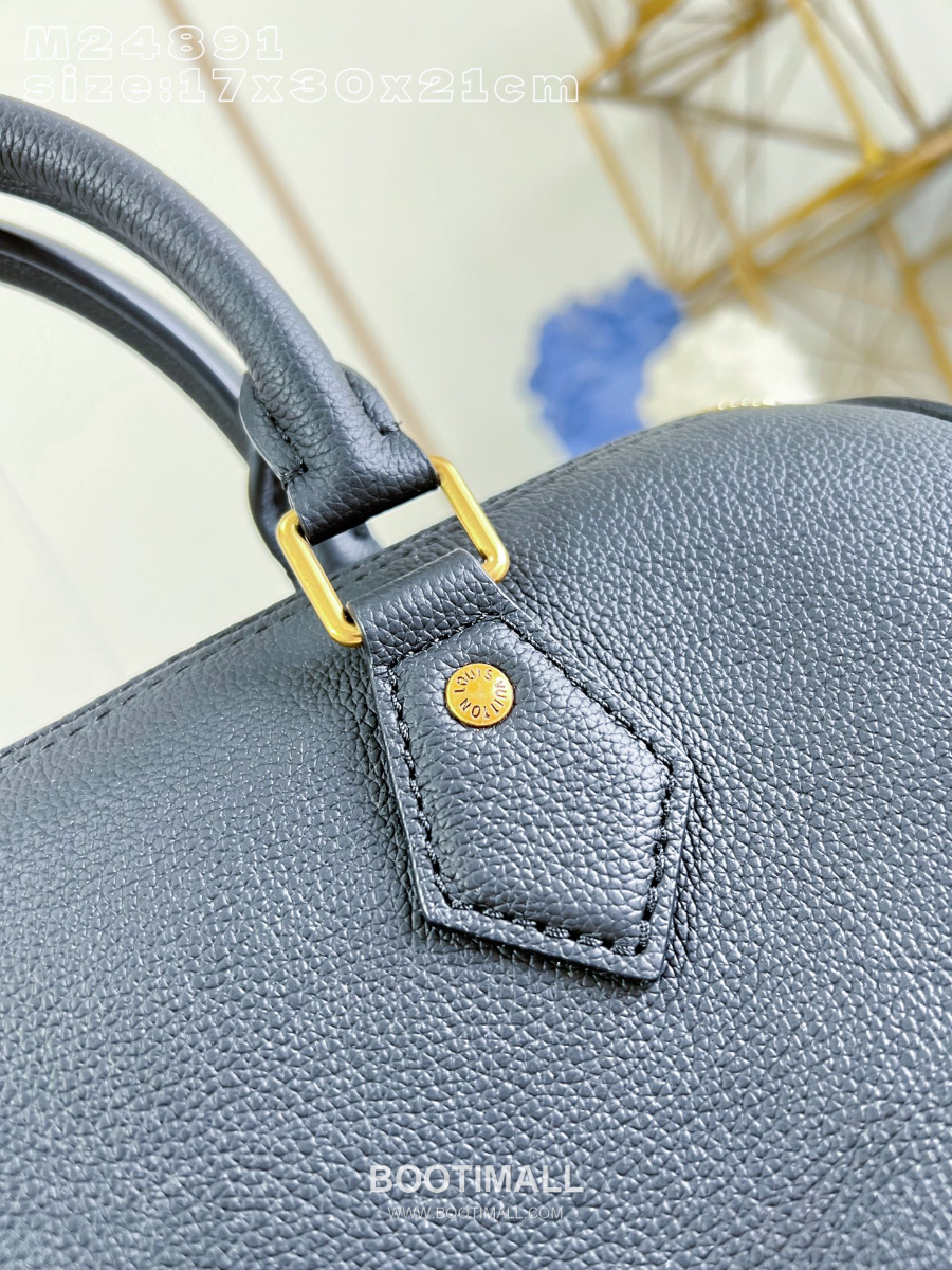 Louis Vuitton Speedy Soft 30 루이비통 스피디 소프트 30 로우 키 블랙 카우하이드 레더 30cm 10