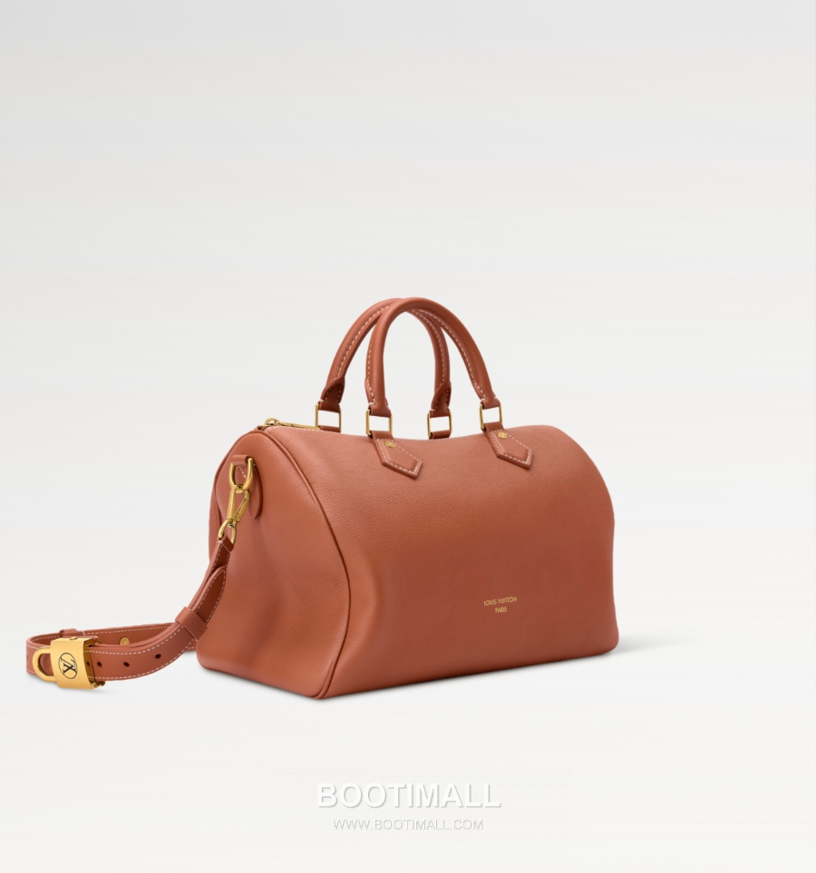 Louis Vuitton Speedy Soft 30 루이비통 스피디 소프트 30 로우 키 브라운 카우하이드 레더 M24891 30cm 2