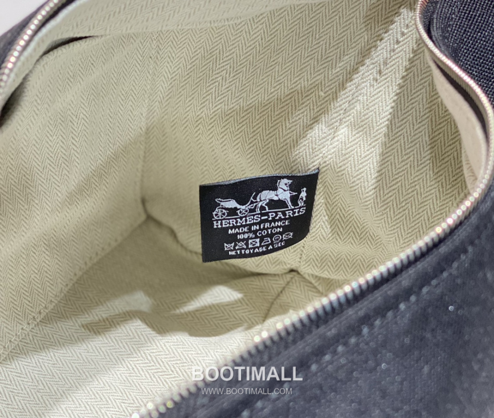 Hermès Bride-A-Brac Pouch 에르메스 브리드아브락 파우치 토일 캔버스 & 자수 H 디테일 블랙 25cm 9