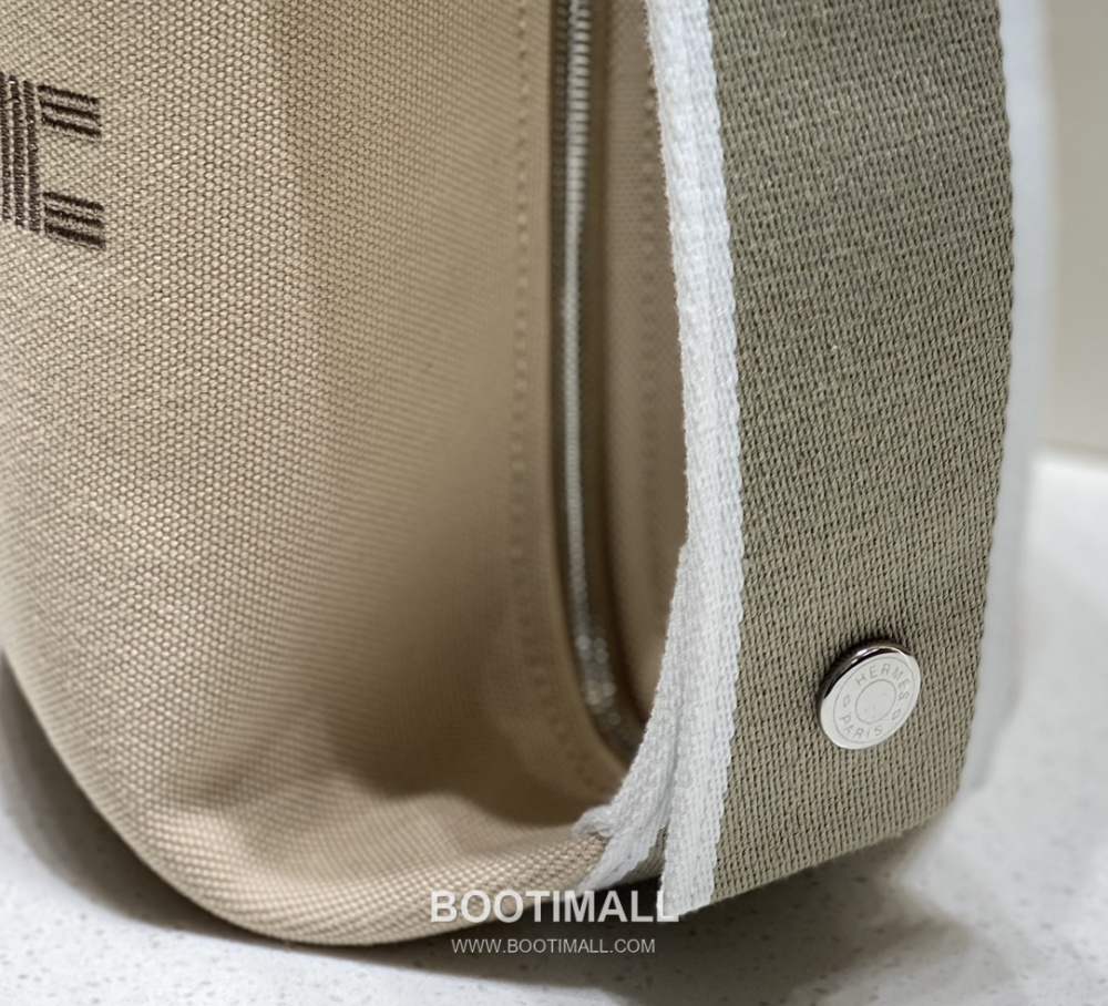 Hermès Bride-A-Brac Pouch 에르메스 브리드아브락 파우치 토일 캔버스 & 자수 H 디테일 베이지 25cm 5