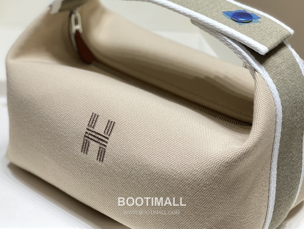 Hermès Bride-A-Brac Pouch 에르메스 브리드아브락 파우치 토일 캔버스 & 자수 H 디테일 베이지 25cm 7