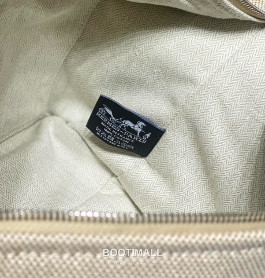 Hermès Bride-A-Brac Pouch 에르메스 브리드아브락 파우치 토일 캔버스 & 자수 H 디테일 베이지/민트 25cm 8