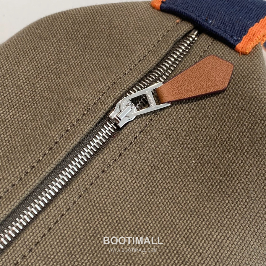 Hermès Bride-A-Brac Pouch 에르메스 브리드아브락 파우치 토일 캔버스 & 자수 H 디테일 카키 25cm 8