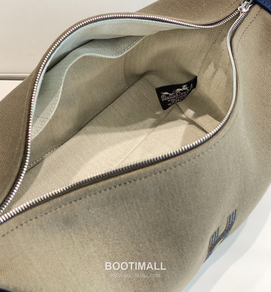 Hermès Bride-A-Brac Pouch 에르메스 브리드아브락 파우치 토일 캔버스 & 자수 H 디테일 카키 25cm 9