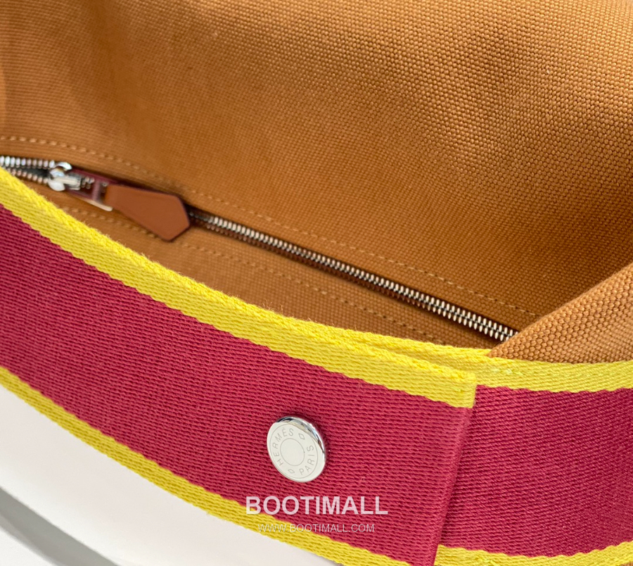 Hermès Bride-A-Brac Pouch 에르메스 브리드아브락 파우치 토일 캔버스 & 자수 H 디테일 브라운 25cm 6