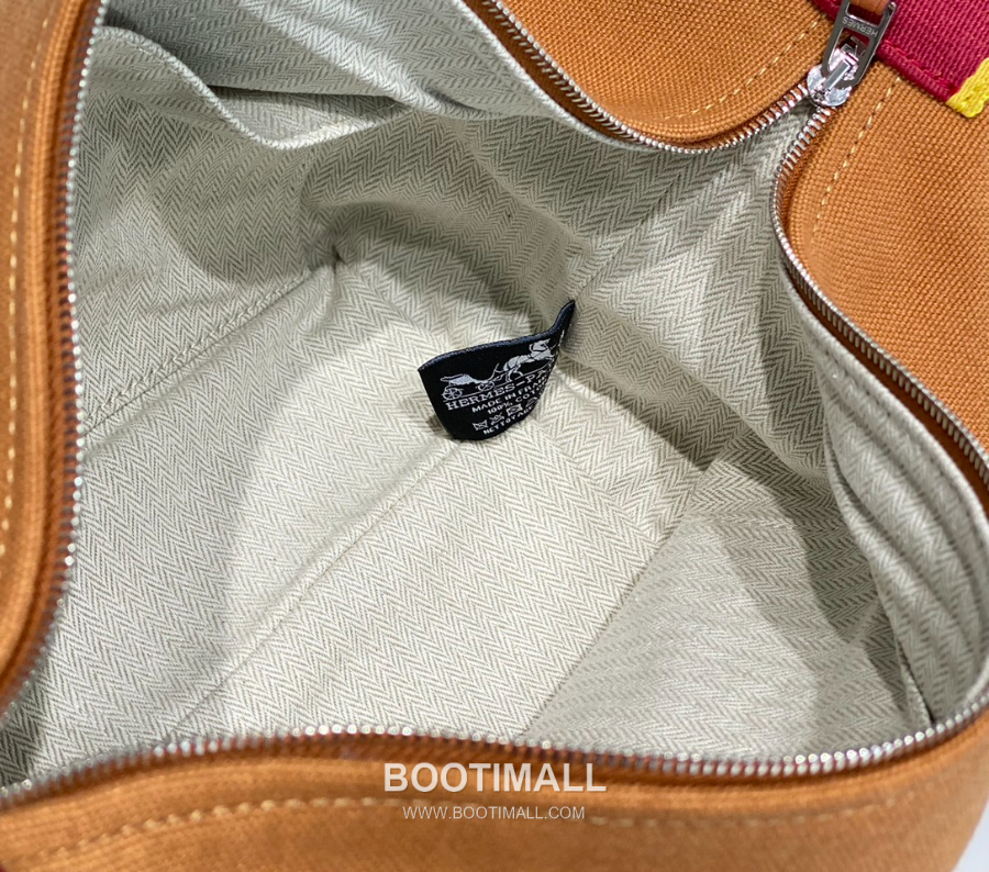 Hermès Bride-A-Brac Pouch 에르메스 브리드아브락 파우치 토일 캔버스 & 자수 H 디테일 브라운 25cm 9