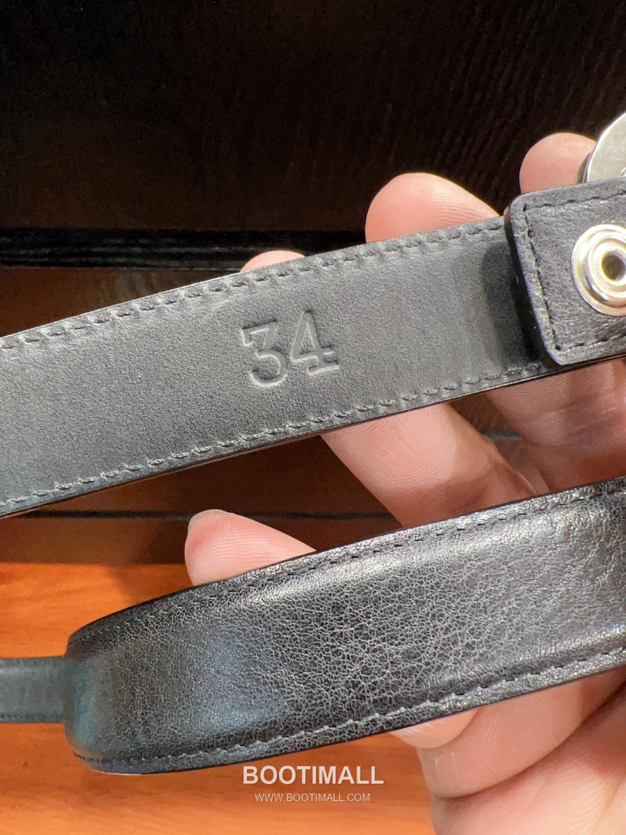 Chrome Hearts Heart Buckle Belt 크롬하츠 하트 버클 벨트 화이트 2.5cm 10