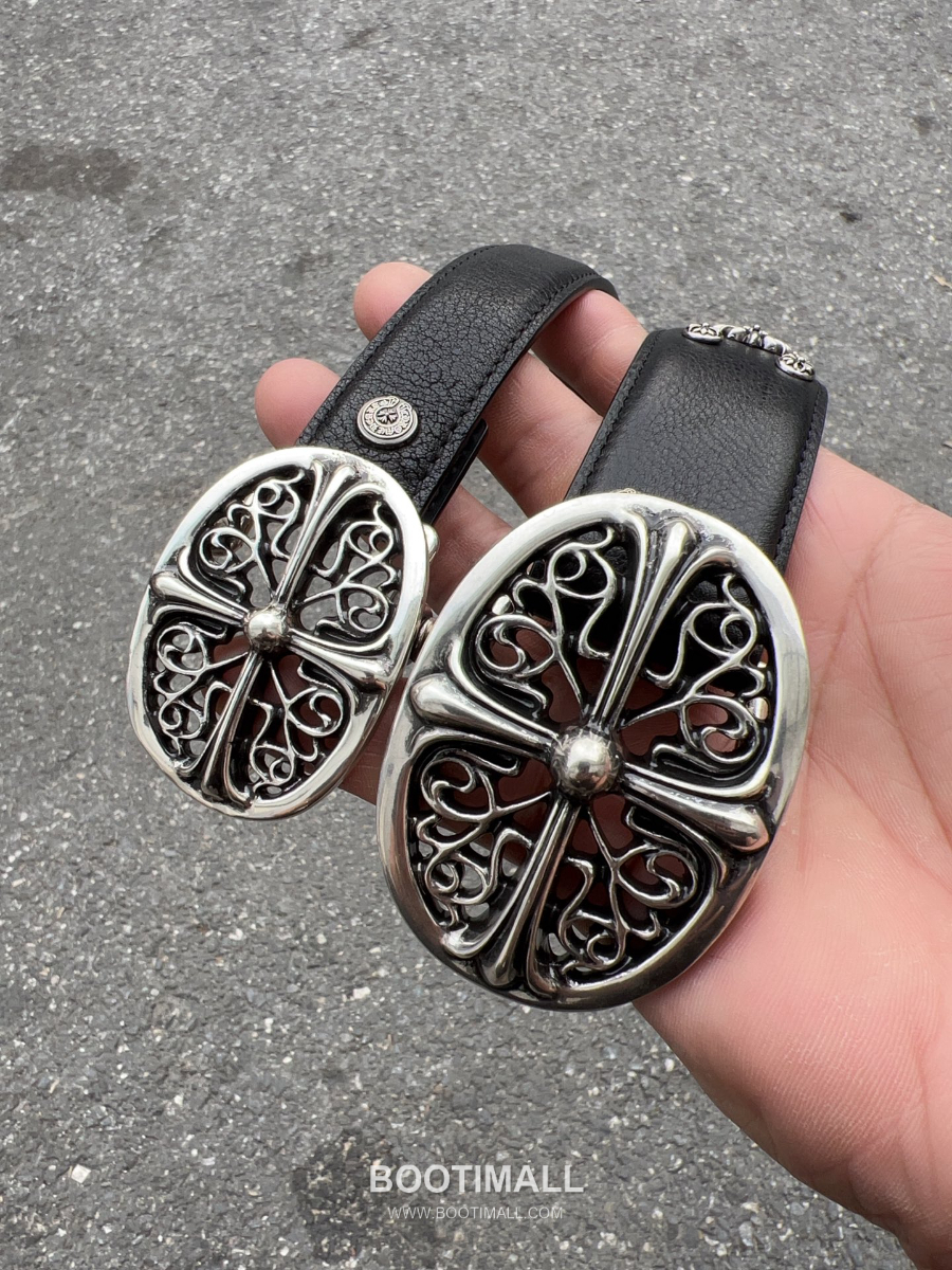 Chrome Hearts Keeper Buckle Belt 크롬하츠 키퍼 버클 벨트 블랙 2.5cm 2